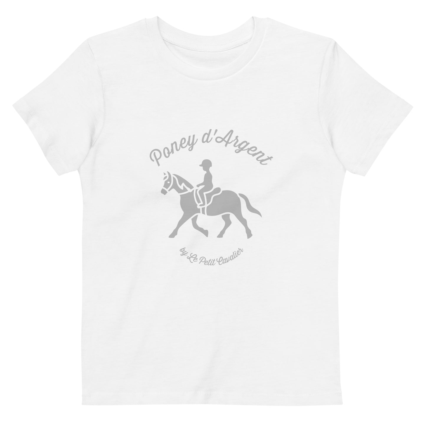 T-shirt enfant 100% coton bio - Poney d'Argent