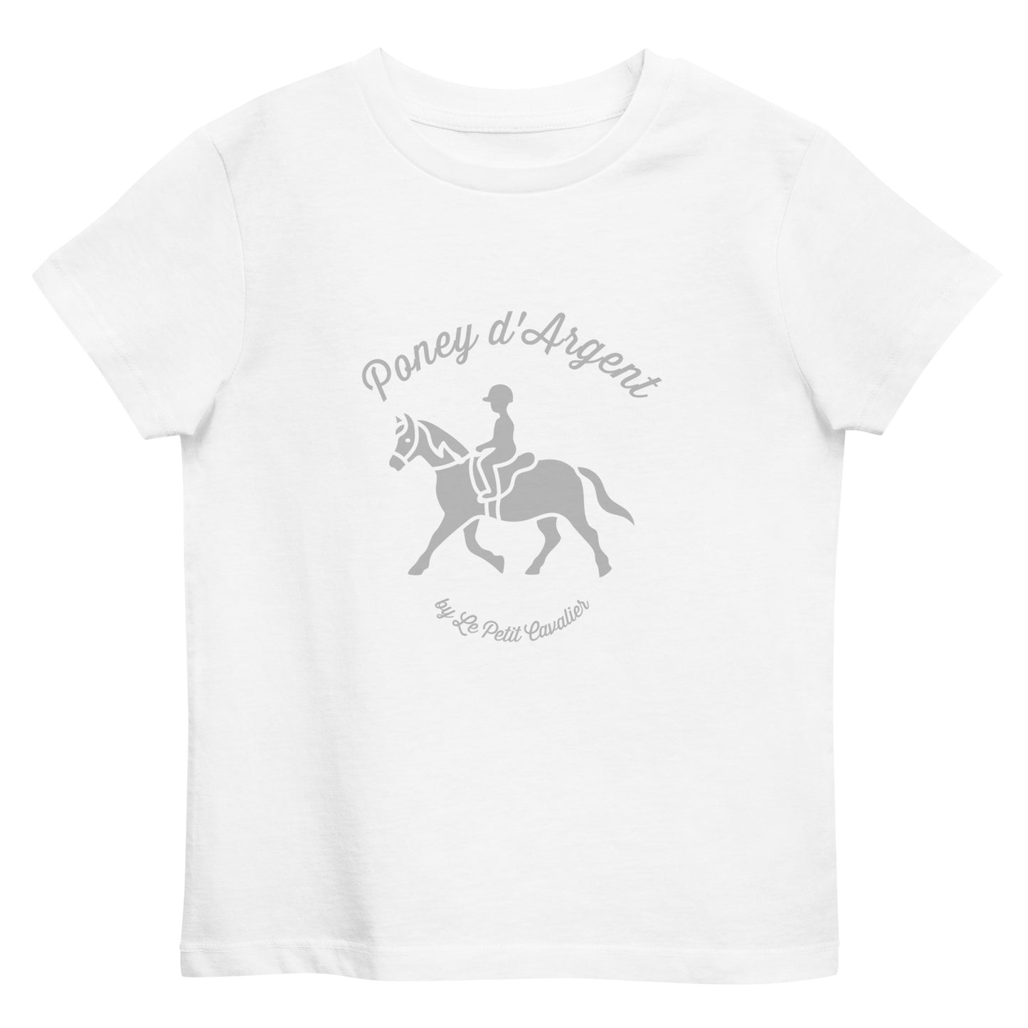 T-shirt enfant 100% coton bio - Poney d'Argent