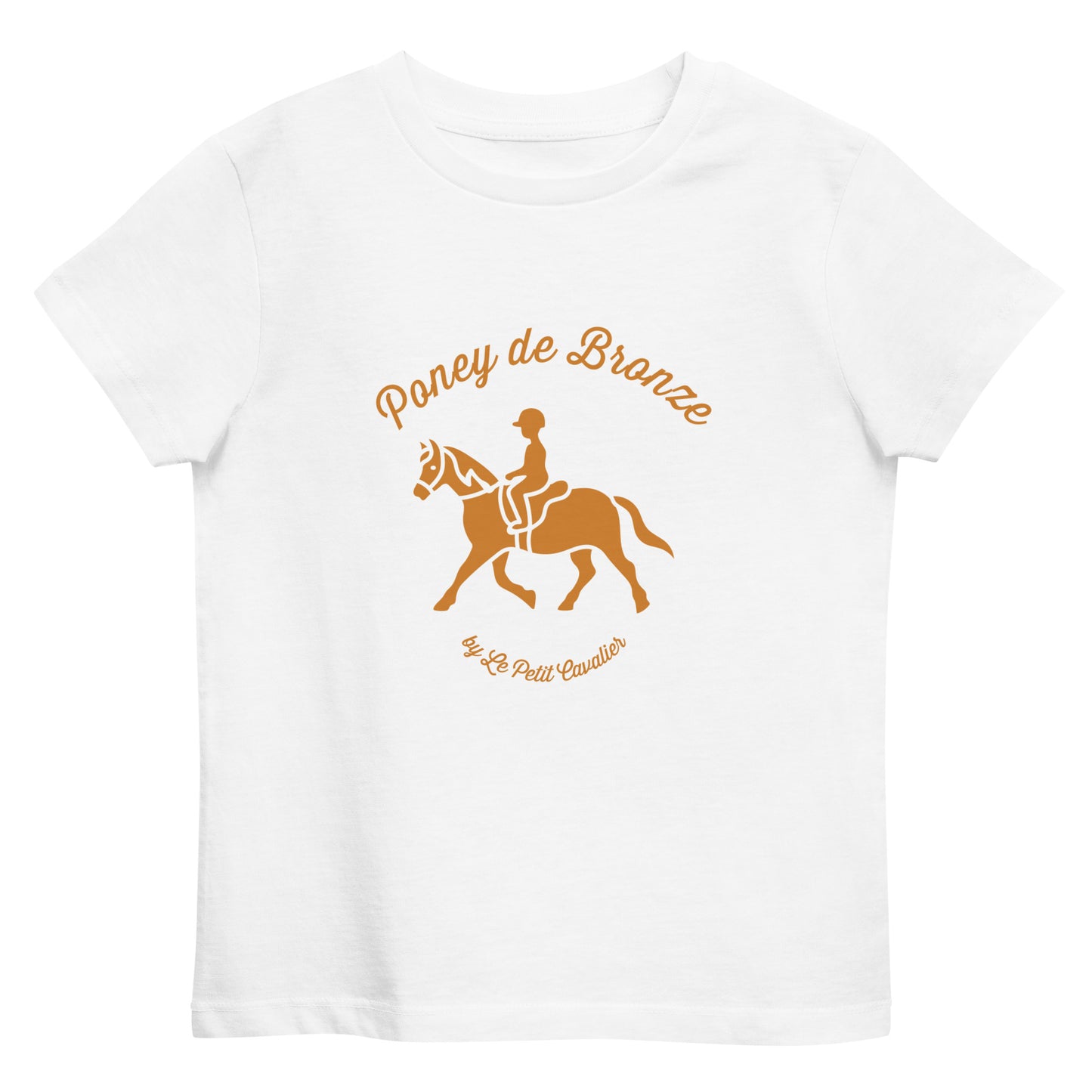 T-shirt enfant 100% coton bio - Poney de Bronze