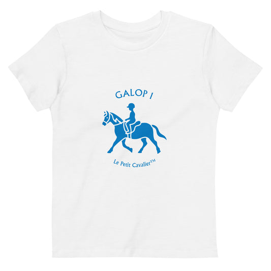 T-shirt enfant 100% coton bio - Equitation Galop 1