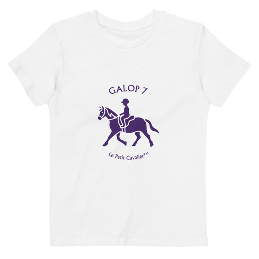 T-shirt enfant 100% coton bio - Equitation Galop 7